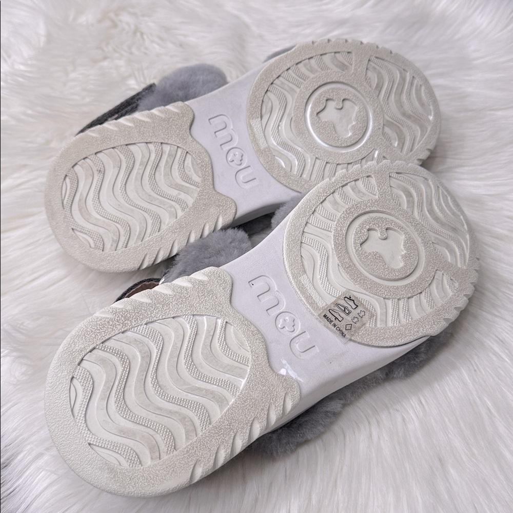 MOU Lambswool Slingback Sandals - Picture 8 of 10